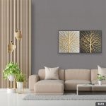 Hữu Ích Của Trang Trí Giấy Dán Tường Phòng Khách Hợp Phong Thủy